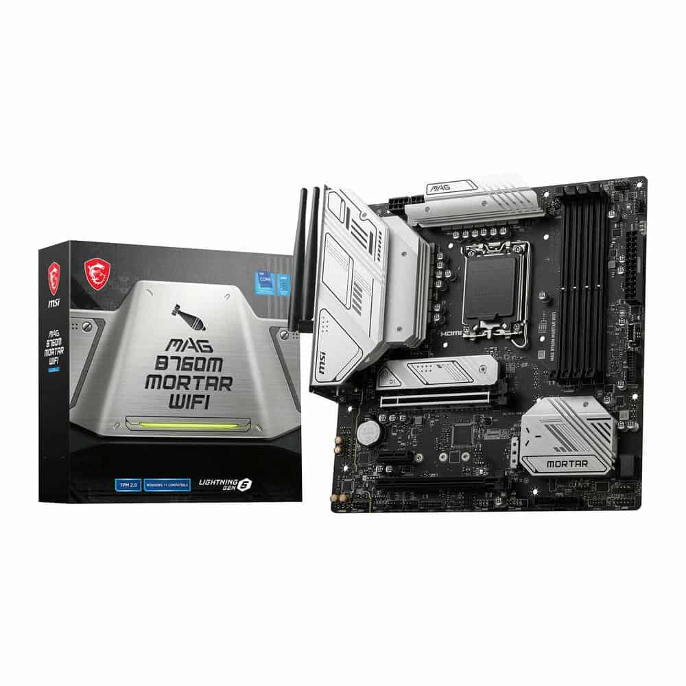 MSI Intel MAG B760M MORTAR WIFI Micro-ATX Motherboard